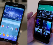 Samsung Galaxy S5 and HTC One M8