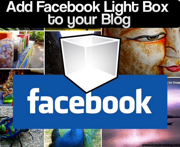 facebook lightbox