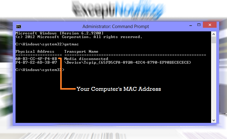 mac address lookup service